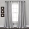 Lush Decor Feather Arrow Geo RoomDarkening Window Curtain Set 84 x 52
