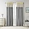 Madison Park Serene Embroidered Light Filtering Treatment Curtain Rod PocketBack Tab Single Window Panel Drape for Bedroom Livingroom and Dorm 50x84 Yellow