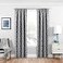 Eclipse ECLIPSE Room Darkening Curtains for Bedroom Isanti 37 x 84 Thermal Insulated Single Panel Rod Pocket Light Blocking Curtains for Living Room Grey