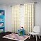Eclipse ECLIPSE Kids Room Darkening Curtains for Bedroom My Scene 42 x 84 Thermal Insulated Single Panel Rod Pocket Light Blocking Privacy Curtains for Nursery Yellow
