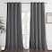 NICETOWN Grey Blackout 108 inch Curtains for Bedroom Energy Saving Thermal Insulated Solid Grommet Blackout Curtain Drape for Living Room W52 x L108 1 Panel