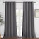 NICETOWN Grey Blackout 108 inch Curtains for Bedroom Energy Saving Thermal Insulated Solid Grommet Blackout Curtain Drape for Living Room W52 x L108 1 Panel