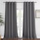 NICETOWN Grey Blackout 108 inch Curtains for Bedroom Energy Saving Thermal Insulated Solid Grommet Blackout Curtain Drape for Living Room W52 x L108 1 Panel