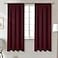 BGment Burgundy Blackout Curtains 72 Inch Length 2 Panels for Living Room Thermal Insulated Drapes with Rod Pocket Privacy Christmas Decor for Dining Bedroom 52 x 72 Inch