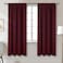 BGment Burgundy Blackout Curtains 72 Inch Length 2 Panels for Living Room Thermal Insulated Drapes with Rod Pocket Privacy Christmas Decor for Dining Bedroom 52 x 72 Inch