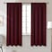 BGment Burgundy Blackout Curtains 72 Inch Length 2 Panels for Living Room Thermal Insulated Drapes with Rod Pocket Privacy Christmas Decor for Dining Bedroom 52 x 72 Inch