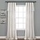 Lush Decor Lace Window Curtain Panel Pair 84 x 38 Light Linen