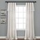 Lush Decor Lace Window Curtain Panel Pair 84 x 38 Light Linen