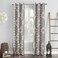 Sun Zero 53672 Nepal Global Medallion Print Blackout Grommet Curtain Panel Linen 40 x 63