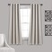 Lush Decor Insulated Grommet Blackout Window Curtain Panels Pair 52 W x 63 L Wheat Classic Modern Design Chic Window Decor Curtains For Living Room Bedroom Or Dining Room