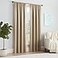 Eclipse ECLIPSE Solid Thermapanel Modern Room Darkening Rod Pocket Window Curtain for Bedroom 1 Panel 54 x 84 Taupe