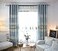 VOGOL Simple Chenille Jacquard Blackout Window Elegance CurtainsDrapesPanelsTreatments for Bedroom Living RoomTop Grommets 2 Panels