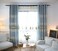 VOGOL Simple Chenille Jacquard Blackout Window Elegance CurtainsDrapesPanelsTreatments for Bedroom Living RoomTop Grommets 2 Panels