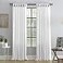 Archaeo Washed Cotton Twist Tab Curtain 52 x 108 White