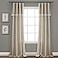 Lush Decor Lace Window Curtain Panel Pair 84 x 38 Dark Linen