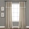 Lush Decor Lace Window Curtain Panel Pair 84 x 38 Dark Linen