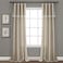 Lush Decor Lace Window Curtain Panel Pair 84 x 38 Dark Linen