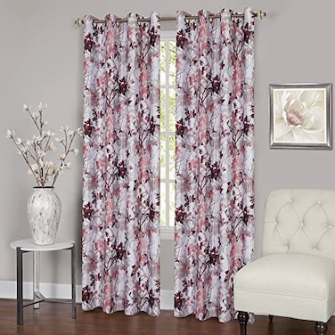 ACHIM Lined Blackout Grommet Window Curtain Panels 50 Inch Width 84 Inch Length Tranquil Blush Blackout Soft Polyester Drapes Dressing for Bedroom Living Dining Room Home Decor