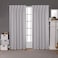 Exclusive Home EXCLUSIVE HOME Sateen Twill Woven Room Darkening Blackout Pinch PleatHidden Tab Top Curtain Panel Pair 96 Length Silver