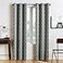 Sun Zero Kenwood Chevron Blackout Grommet Curtain Panel Gray 40W x 95L 1 Panel