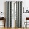 Sun Zero Kenwood Chevron Blackout Grommet Curtain Panel Gray 40W x 95L 1 Panel