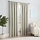 Eclipse ECLIPSE Solid Thermapanel Modern Room Darkening Rod Pocket Window Curtain for Bedroom 1 Panel 54 x 63 Stone