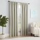 Eclipse ECLIPSE Solid Thermapanel Modern Room Darkening Rod Pocket Window Curtain for Bedroom 1 Panel 54 x 63 Stone