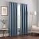 Eclipse ECLIPSE Kendall Modern Blackout Thermal Rod Pocket Window Curtain for Bedroom or Living Room 1 Panel 42 x 54 Slate