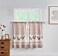 SXZJTEX Farmhouse Rooster Kitchen Boho Rustic Christmas Curtains Tier Rod Pocket Panels for Living RoomKitchen Bathroom and Cafa 27W x 36 L 2 PanelsRed