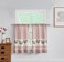 SXZJTEX Farmhouse Rooster Kitchen Boho Rustic Christmas Curtains Tier Rod Pocket Panels for Living RoomKitchen Bathroom and Cafa 27W x 36 L 2 PanelsRed
