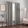 Eclipse ECLIPSE Kendall Modern Blackout Thermal Rod Pocket Window Curtain for Bedroom or Living Room 1 Panel 42 X 84 Grey