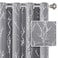 H.VERSAILTEX HVERSAILTEX Blackout Curtains for Bedroom Foil Print Twig Tree Branch Thermal Insulated Grommet Curtain Drapes Light Blocking Thick Soft Window Curtains for Living 52 x 63 Inch 2 Panels G