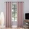 Sun Zero Nordic 2pack Theater Grade Extreme 100 Blackout Grommet Curtain Panel Pair 52 x 84 Blush