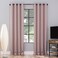 Sun Zero Nordic 2pack Theater Grade Extreme 100 Blackout Grommet Curtain Panel Pair 52 x 84 Blush
