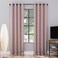 Sun Zero Nordic 2pack Theater Grade Extreme 100 Blackout Grommet Curtain Panel Pair 52 x 84 Blush