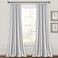 Lush Decor Farmhouse Stripe Yarn Dyed Cotton Window Curtain Panel Pair 42 W x 84 L Navy Classic Modern Rustic Charm Eco Friendly Cotton Fabric2 count pack of 1