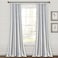 Lush Decor Farmhouse Stripe Yarn Dyed Cotton Window Curtain Panel Pair 42 W x 84 L Navy Classic Modern Rustic Charm Eco Friendly Cotton Fabric2 count pack of 1