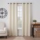 Eclipse Gabriella Grommet Top Curtains for Bedroom Single Panel 40 x 84 Ivory