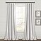Lush Decor Farmhouse Stripe Yarn Dyed Cotton Window Curtain Panel Pair 42 W x 84 L Gray Classic Modern Rustic Charm Eco Friendly Cotton Fabric