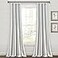 Lush Decor Farmhouse Stripe Yarn Dyed Cotton Window Curtain Panel Pair 42 W x 84 L Blue Classic Modern Rustic Charm Eco Friendly Cotton Fabric Rod Pocket Farmhouse stripe