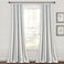 Lush Decor Farmhouse Stripe Yarn Dyed Cotton Window Curtain Panel Pair 42 W x 84 L Blue Classic Modern Rustic Charm Eco Friendly Cotton Fabric Rod Pocket Farmhouse stripe