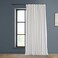 HPD Half Price Drapes Heritage Plush Velvet Curtains 96 Inches Long Room Darkening Curtains for Bedroom Living Room 100W x 96L 1 Panel Pillow White