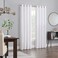 Eclipse Aurelia Velvet Room Darkening Grommet Noise Reduction Window Curtains 2 Panels 52 in x 95 in White