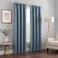 Eclipse ECLIPSE Kendall Modern Blackout Thermal Rod Pocket Window Curtain for Bedroom or Living Room 1 Panel 42 x 95 Slate