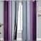 Estelar Textiler Purple and Grey Blackout Curtains 84 Inches LongOmbre and Wavy Line Pattern 100 Blackout Curtains for BedroomFull Light Blocking Grommet Thermal Insulated Drapes for Kids Room 52x84 I