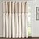 Lush Decor Linen Button Window Curtain Panel Single 100 W x 84 L Linen Extra Wide Curtains Rustic Decor Modern Farmhouse Curtains For Living Room Dining Room