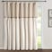 Lush Decor Linen Button Window Curtain Panel Single 100 W x 84 L Linen Extra Wide Curtains Rustic Decor Modern Farmhouse Curtains For Living Room Dining Room