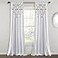 Lush Decor Boho Pom Pom Tassel Linen Textured Window Curtain Panel Single 52 W x 84 L Aqua Pink