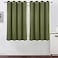 LEMOMO Olive Green Thermal Blackout Curtains52 x 54 InchSet of 2 Panels Room Darkening Curtains for Bedroom