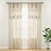 Lush Decor Boho Macrame Tassel Cotton Window Curtain Panel Single 40 W x 84 L Neutral Macrame Curtains for Windows Room Divider Boho Wall Decor